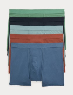 5 Pack Cotton Stretch Trunks