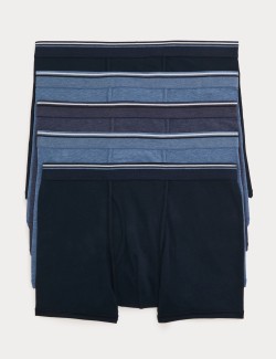 5pk Cotton Stretch Cool & Fresh™ Marl Trunks