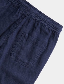 Kalhoty s vysokým podílem lnu (2–8 let)