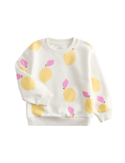 Mikina s leopardím motivem a vysokým podílem bavlny (2–8 let)