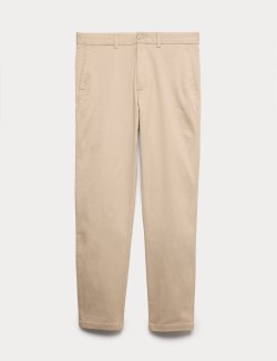Slim Fit Cotton Rich Stretch Trousers