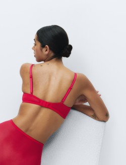 Jasmine Lace Wired Demi Cup Bra (A-E)