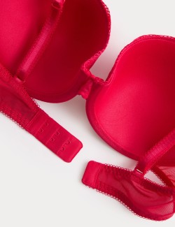 Jasmine Lace Wired Demi Cup Bra (A-E)