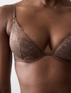 Dekoltová podprsenka Savannah s kosticemi a krajkou, sada ve velikosti A–E