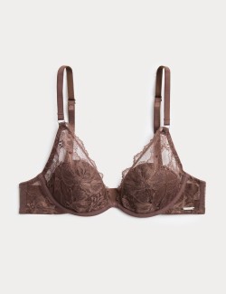 Dekoltová podprsenka Savannah s kosticemi a krajkou, sada ve velikosti A–E