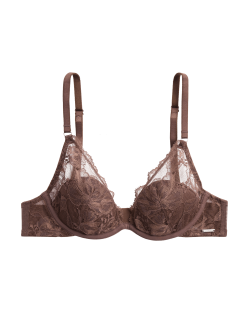 Dekoltová podprsenka Savannah s kosticemi a krajkou, sada ve velikosti A–E