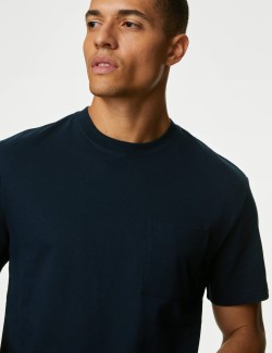 Pure Cotton Midweight Pocket T-shirt