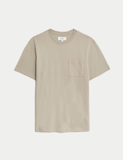 Pure Cotton Midweight Pocket T-shirt