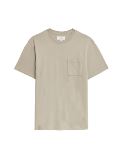 Pure Cotton Midweight Pocket T-shirt