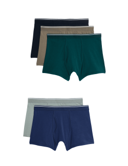 5pk Cotton Rich Cool & Fresh™ Trunks