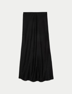 Satin Midaxi Slip Skirt