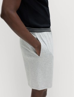 Sada 2 ks žerzejových pyžamových šortek z čisté bavlny