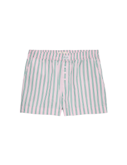 Pruhované pyžamové šortky z čisté bavlny