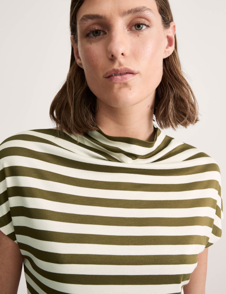 Jersey Striped Top