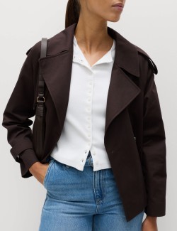 Crew Neck Cropped Cardigan