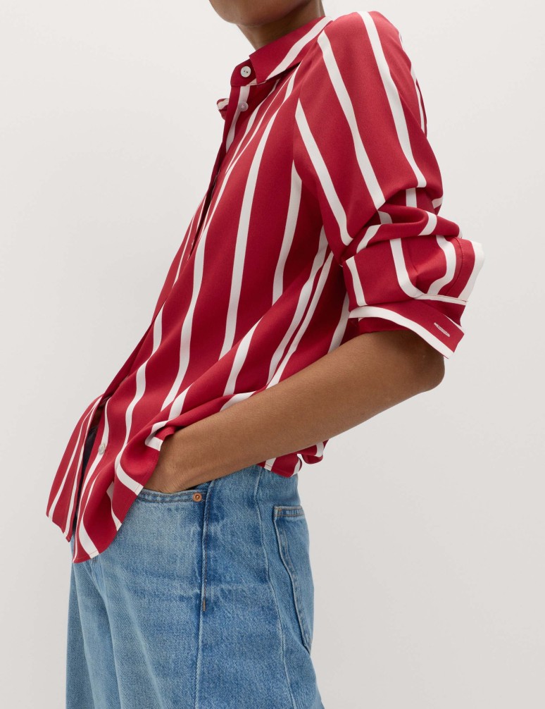 Geometric Collared Shirt