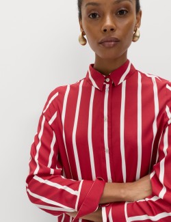 Geometric Collared Shirt