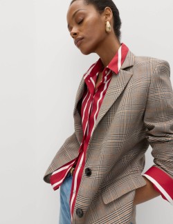 Geometric Collared Shirt