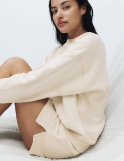 Pyžamové šortky s vysokým podílem bavlny a technologií Brushback