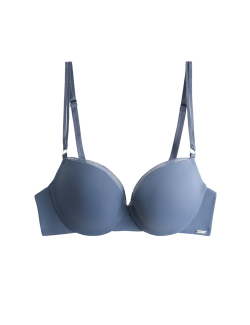 Balkonová podprsenka push-up Boston z mikrovlákna s kosticemi