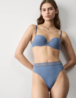 Boston Microfibre No VPL High Leg Knickers