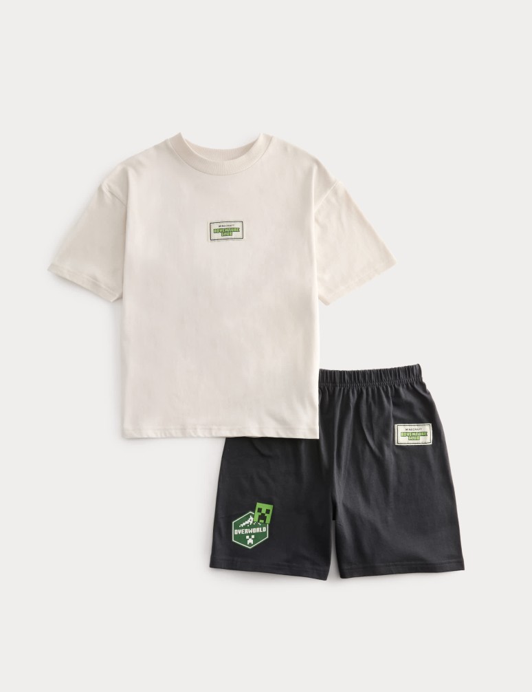 Pure Cotton Minecraft™ Pyjamas (6-16 Yrs)