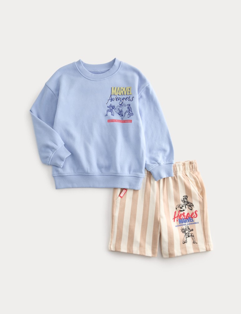 Outfit Marvel™ s vysokým podílem bavlny (2–8 let)