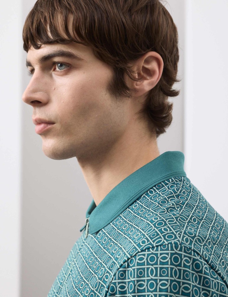 Polokošile s geometrickým potiskem, z čisté bavlny Supima®