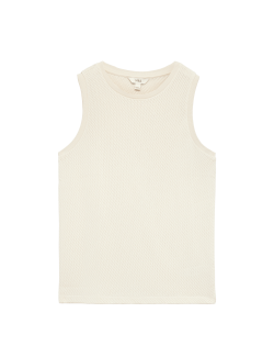 Cotton Rich Knitted Vest