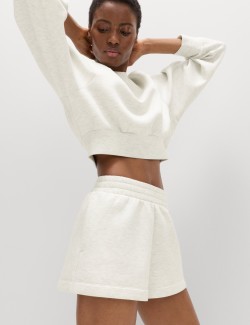 Scuba High Waisted Relaxed Shorts
