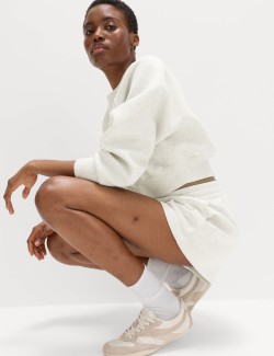 Scuba High Waisted Relaxed Shorts