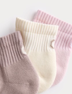 3 Pack Cotton Rich Quarter Socks