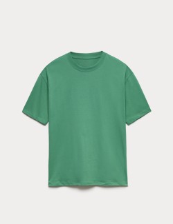 Tričko volného střihu z čisté bavlny s vyšší gramáží