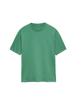 Tričko volného střihu z čisté bavlny s vyšší gramáží