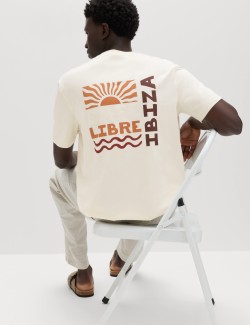 Pure Cotton Libre Ibiza Graphic T shirt