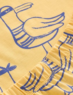 Kids' Pure Cotton Seagull Short Pyjamas (1-8 Yrs)
