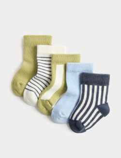 5 Pack Cotton Rich Country Crew Baby Socks