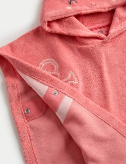 Pure Cotton Towel Poncho (0-3 Yrs)