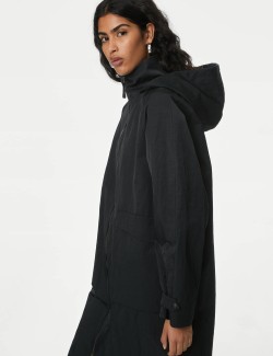 Stormwear™ Funnel Neck Longline Raincoat