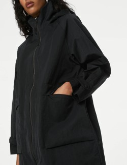 Stormwear™ Funnel Neck Longline Raincoat