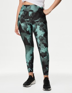 Go Move Printed High Waisted Gym Leggings