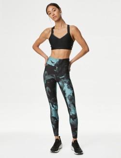 Go Move Printed High Waisted Gym Leggings