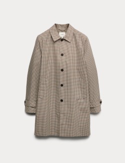 Pure Cotton Check Mac with Stormwear™