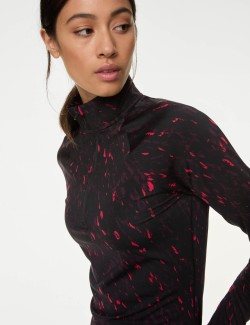 Ultraheat™ Printed Half Zip Running Top