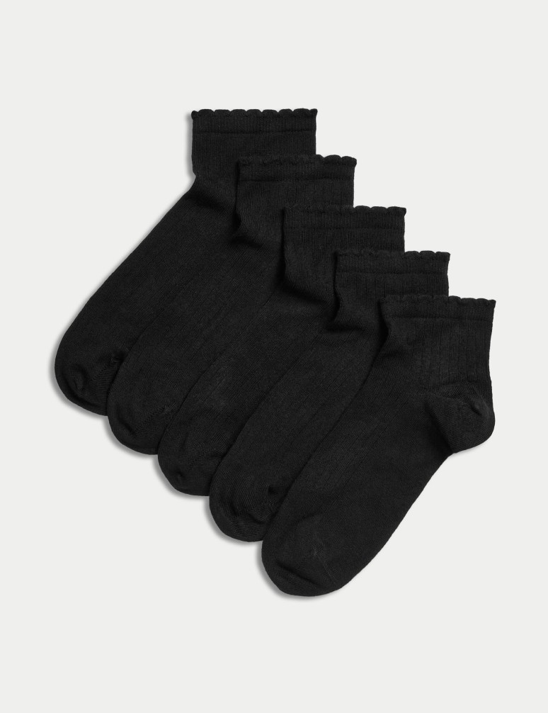5pk Seamfree Anklets