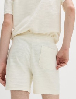 Bouclé Cotton Rich Shorts