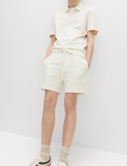 Bouclé Cotton Rich Shorts