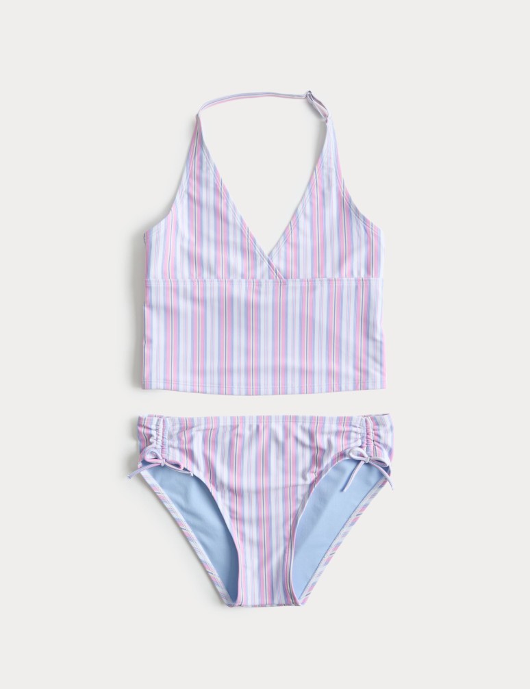 2 Piece Striped Tankini (6-16 Yrs)