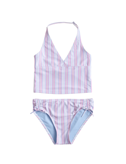 2 Piece Striped Tankini (6-16 Yrs)