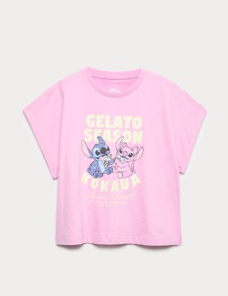 Pure Cotton Lilo & Stitch™ Graphic Top (6-16 Yrs)